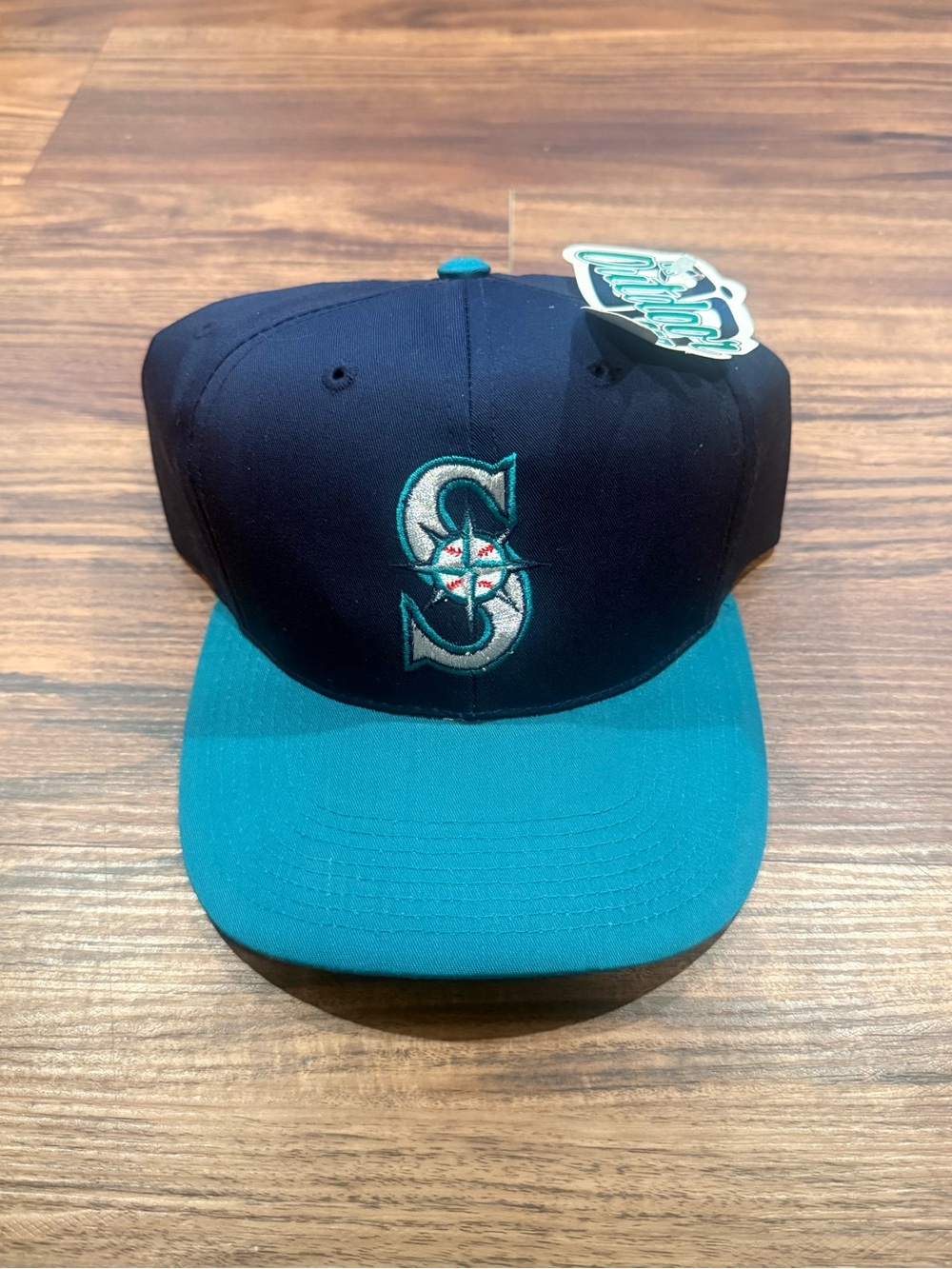 Vintage 90s Seattle Mariners Outdoor Cap SnapBack Hat Cap MLB NWT Deadstock